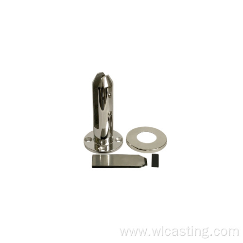 Precision casting stainless steel glass clamp faucet